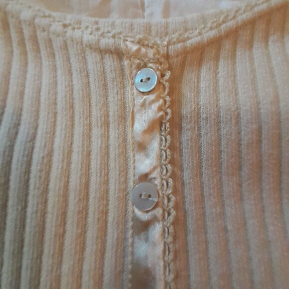 Camisole Top, Debenhams, Pale Yellow Size 8 - Picture 3 of 5